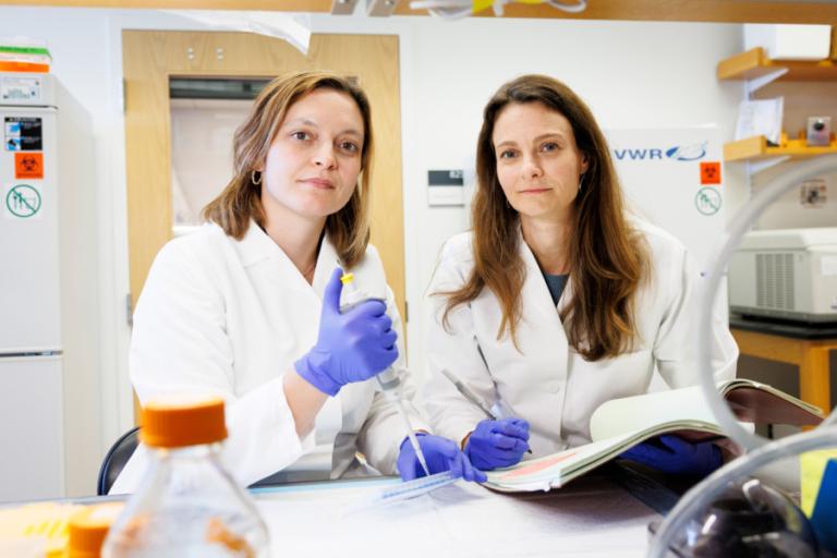 Daisy Hoagland (left) and Ruth Franklin. Photos by Niles Singer/Harvard Staff Photographer